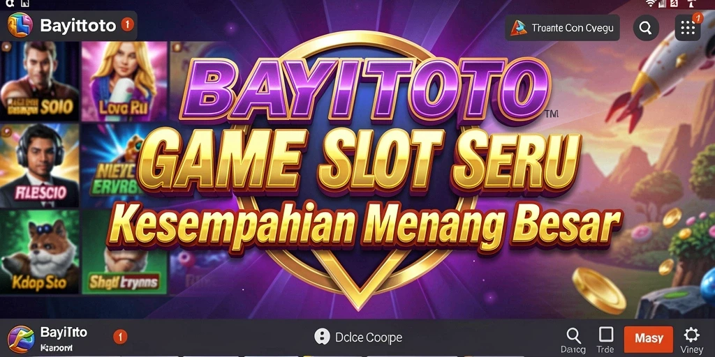 Screenshot menarik dari gameplay BAYITOTO yang menunjukkan keseruan Slot.
