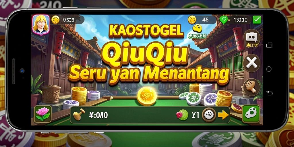 Tampilan menarik dari gameplay KAOSTOGEL di QiuQiu.
