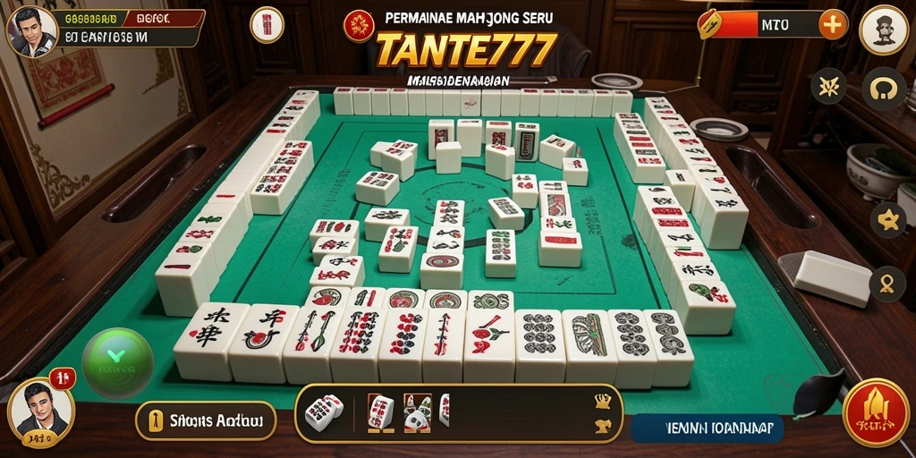Tangkapan layar TANTE777 menampilkan gameplay Mahjong yang seru dan menarik.